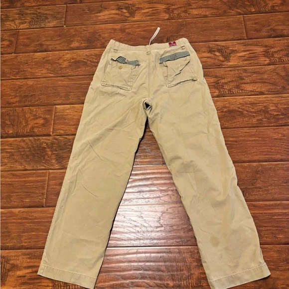 Red label hilfiger men draw string khaki pants - Picture 12 of 14